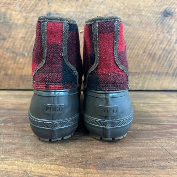 Polo Ralph Lauren Men\'s Claus Buffalo Check Lace-Up Boot 10 main image 10